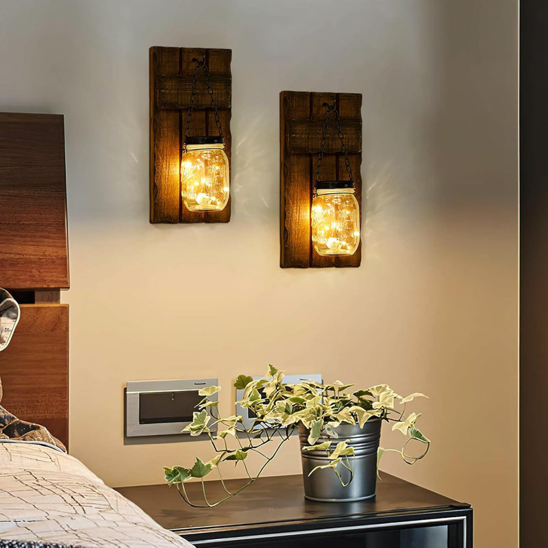 Wooden wall candle sconces cheap